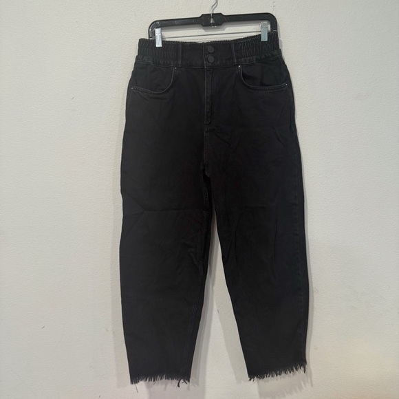 ALL SAINTS Hailey Fray Jeans in Washed Black 8 - Picture 2 of 6